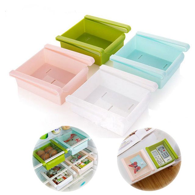 2019 Plastic Refrigerator Storage Rack Fridge Freezer Shelf Holder