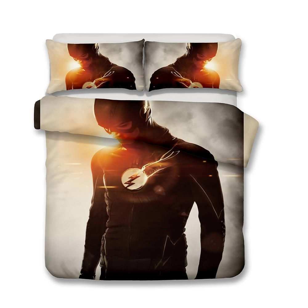3d Art Pattern Dc Comic The Flash 2018 Printed Bedding Sets