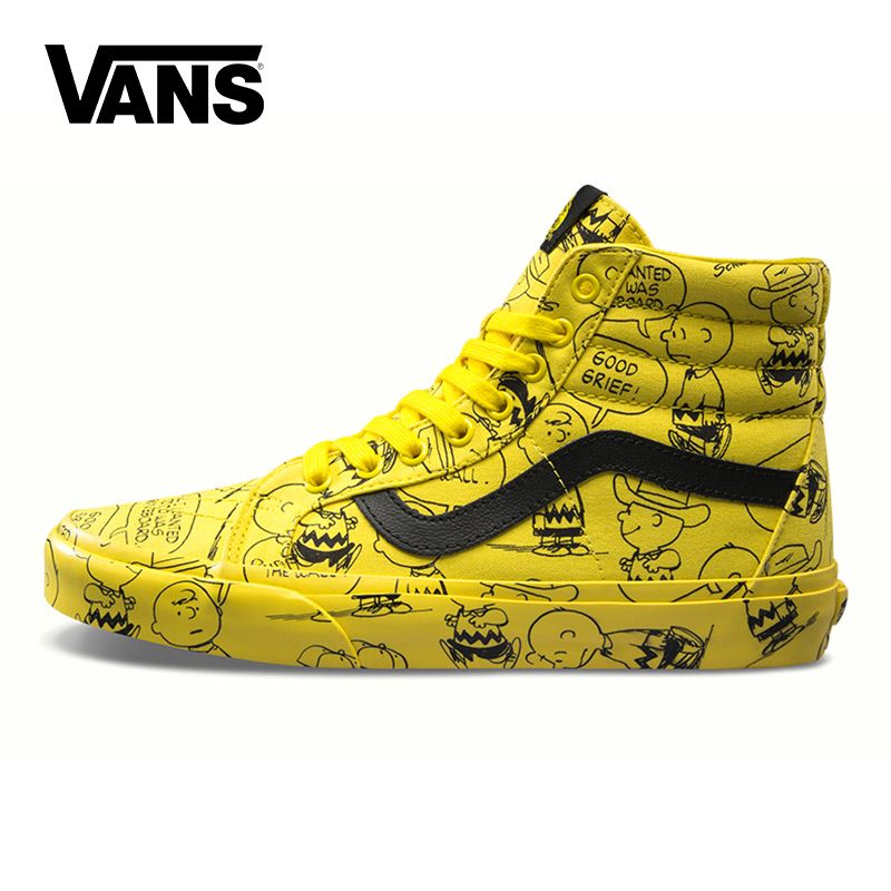 vans x peanuts old skool yellow