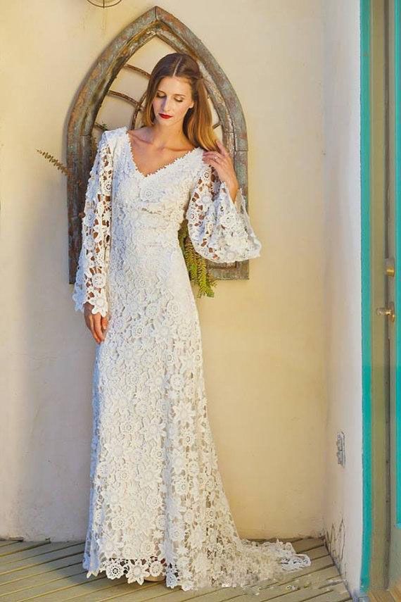 abiti da sposa bohemien 2018