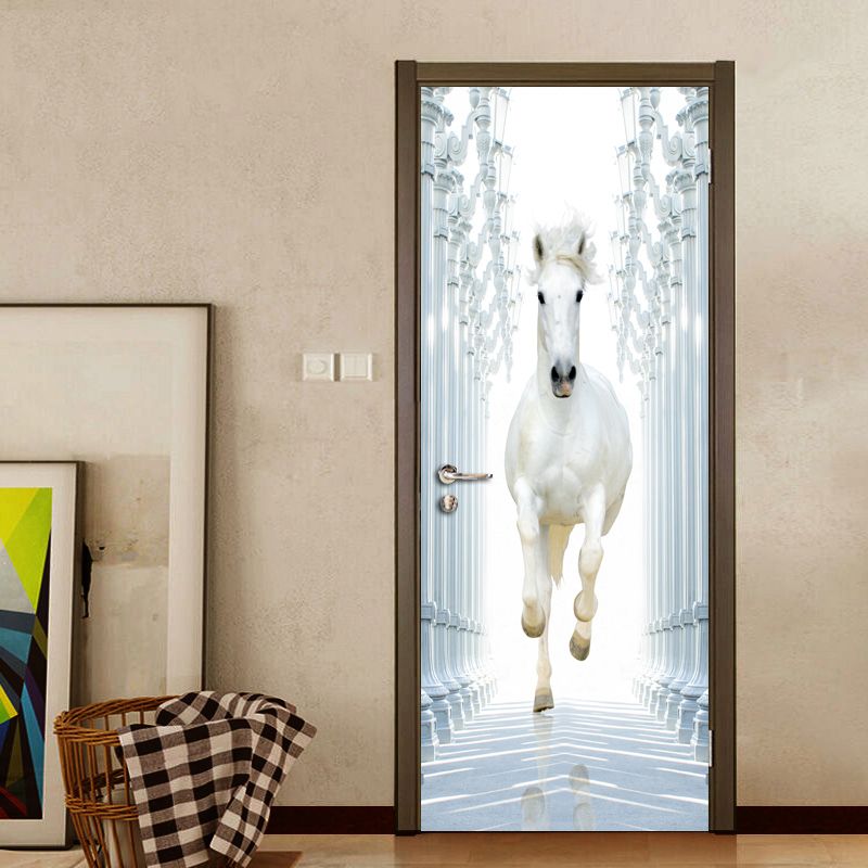 roman column white horse 3d diy door wall stickers home decor modernroman column white horse 3d diy door wall stickers home decor modern study room bedroom door mural vinyl wallpaper sticker pvc high definition wallpaper