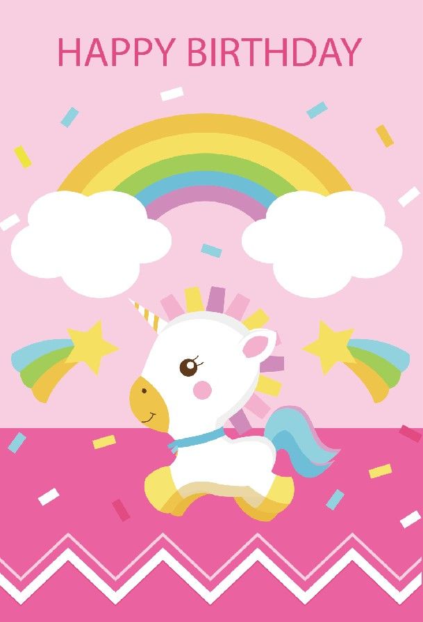2019 laeacco cute unicorn