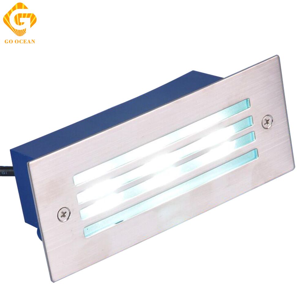 Led Deck Step Light 3w Underground Lamp Waterproof Recessed Stair Led Deck Step Light 3w Underground Lamp Waterproof Recessed Stair Paitio Inground Spot Lights Floor Garden Landscape Wall Outdoor Lighting