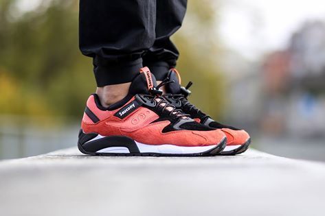 saucony grid 9000 salmon