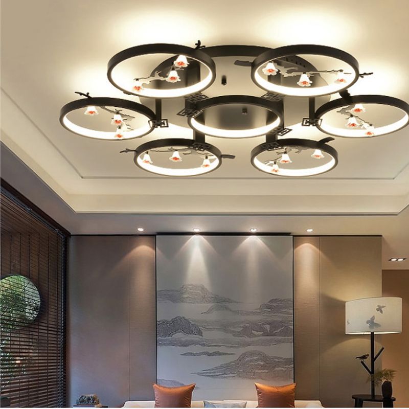2018 New Chinese Ceiling Lights Living Room Bedroom Modern Led Lamp 2018 New Chinese Ceiling Lights Living Room Bedroom Modern Led Lamp Restaurant Simple Light Fixture Atmosphere Household Lighting From