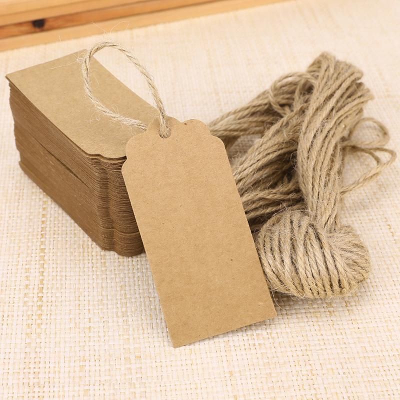 paper luggage tags with string