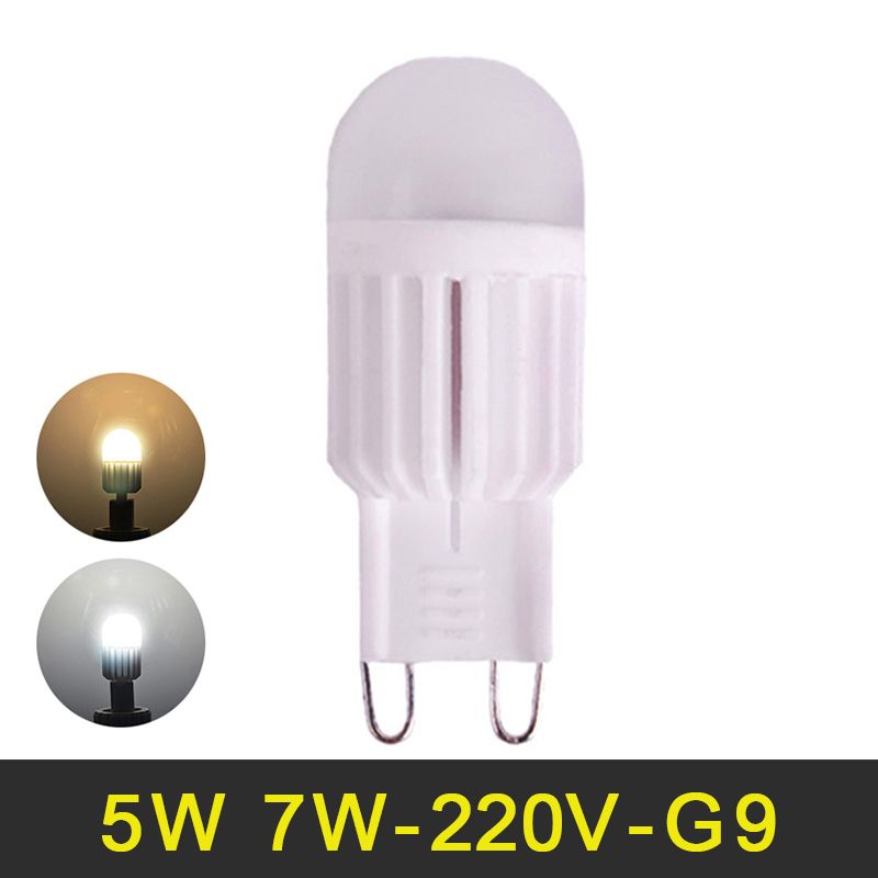 G9 Lamp 220v 5w 7w Mini Led Bulb Light Ceramic High Power G9 Lamp 220v 5w 7w Mini Led Bulb Light Ceramic High Power Crystal Chandelier Lampada Lights 360 Degree Lighting 60w H11 Headlight Bulbs
