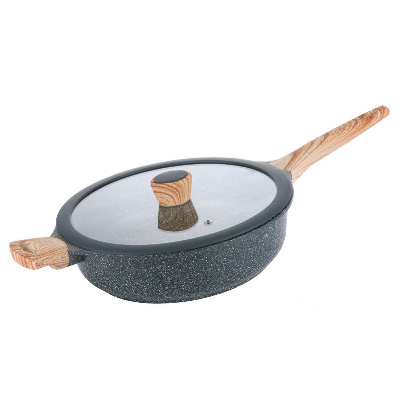 large flat frying pan