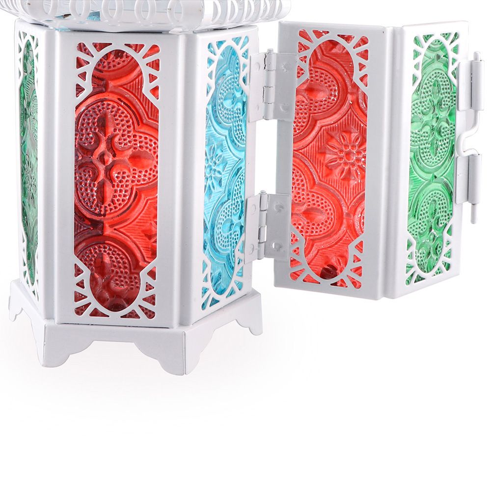 Moroccan Style Candle Holder 8 3 7 2 16 5cm Votive Iron Glass