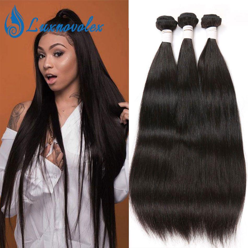 8a Brazilian Straight Virgin Hair Weave 3 Or 4 Bundles Peruvian