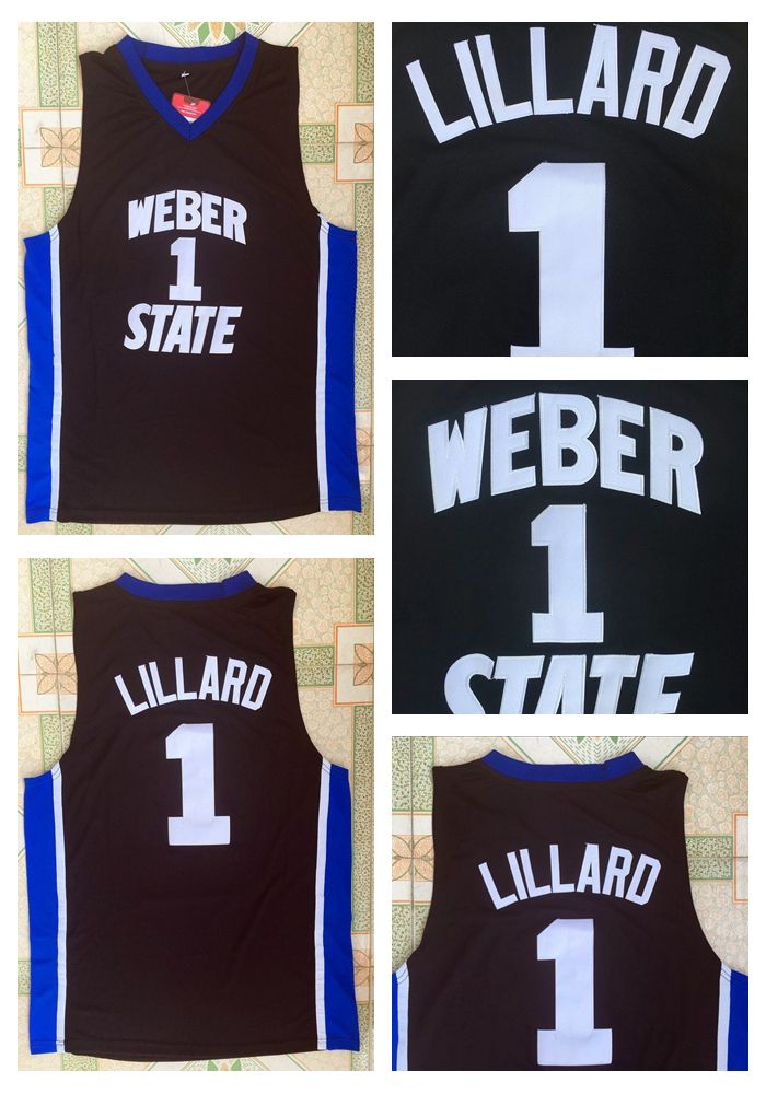 damian lillard weber state jersey for sale