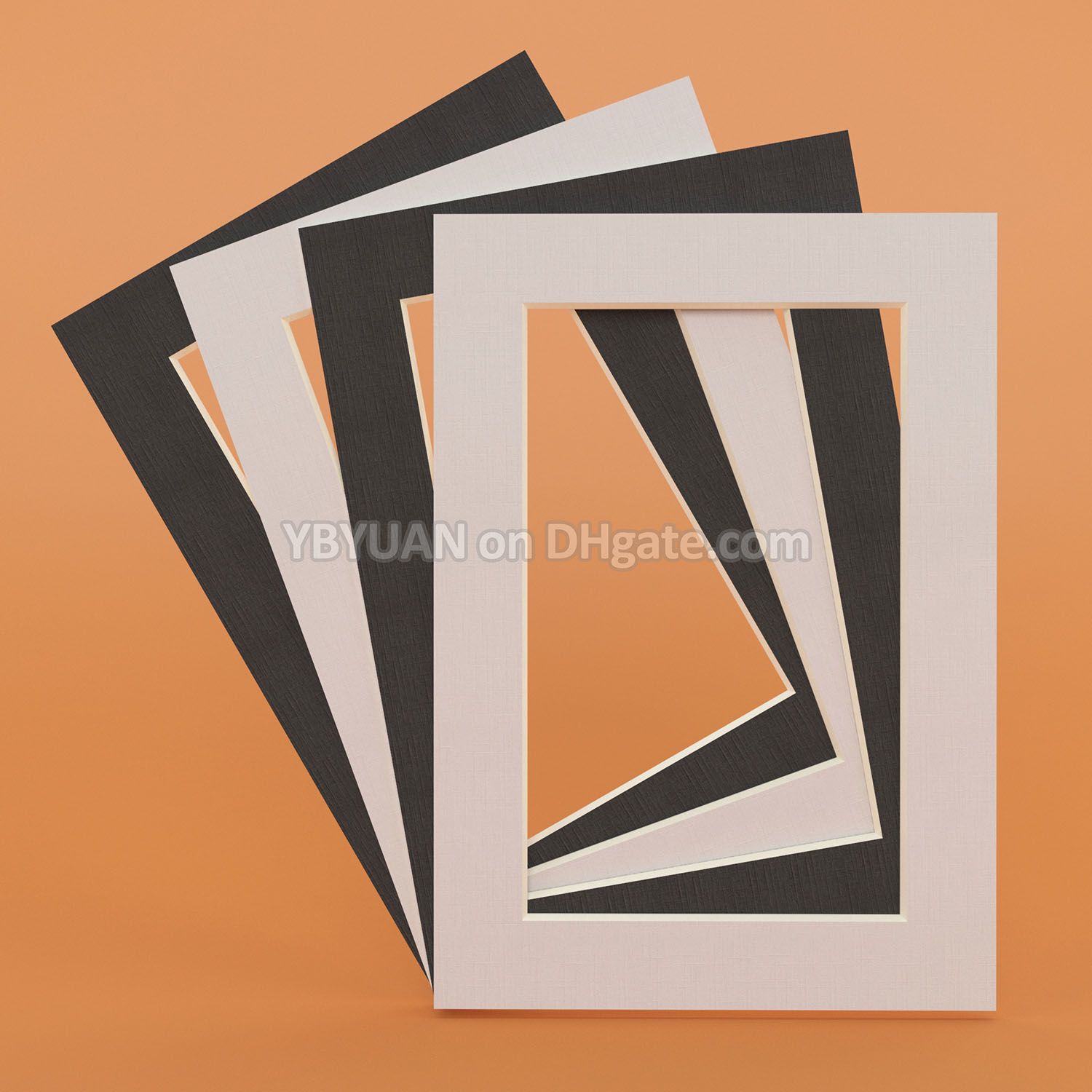 2019 Photo Frame Mat White Black Paper Passe Partouts 6 7 8 10 Inch 2019 Photo Frame Mat White Black Paper Passe Partouts 6 7 8 10 Inch A3a4 Rectangle Square Oval Mounts Picture Mounting Textured Surface Matboard From Ybyuan