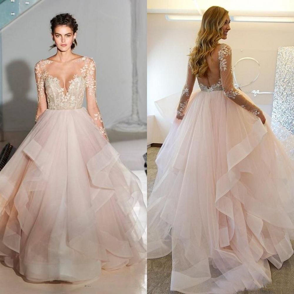 layered tulle ball gown