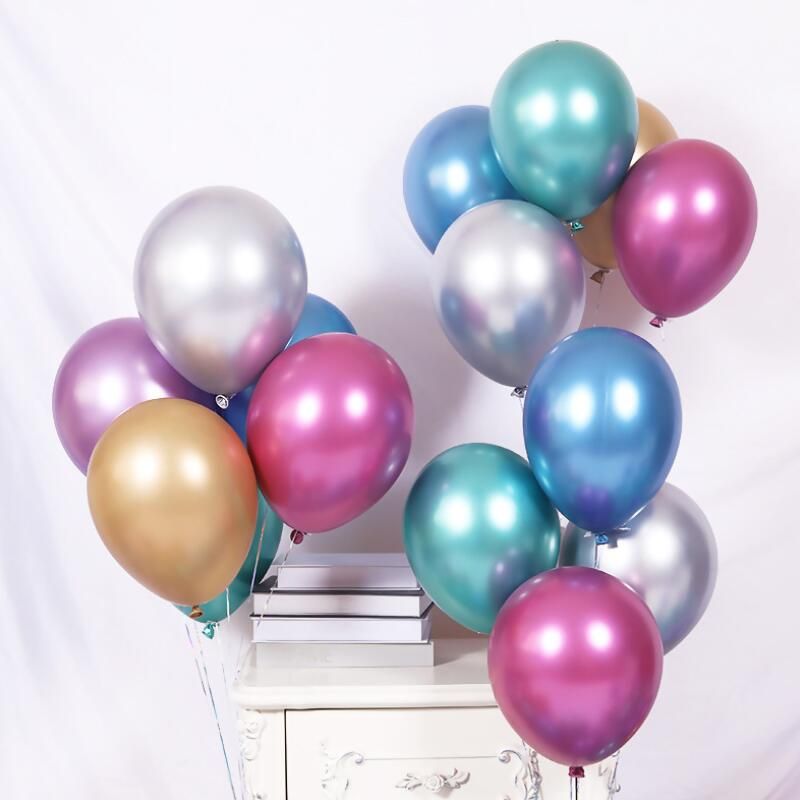 Latex Metal Color Balloon Diy Love Wedding Decoration Birthday Party Latex Metal Color Balloon Diy Love Wedding Decoration Birthday Party