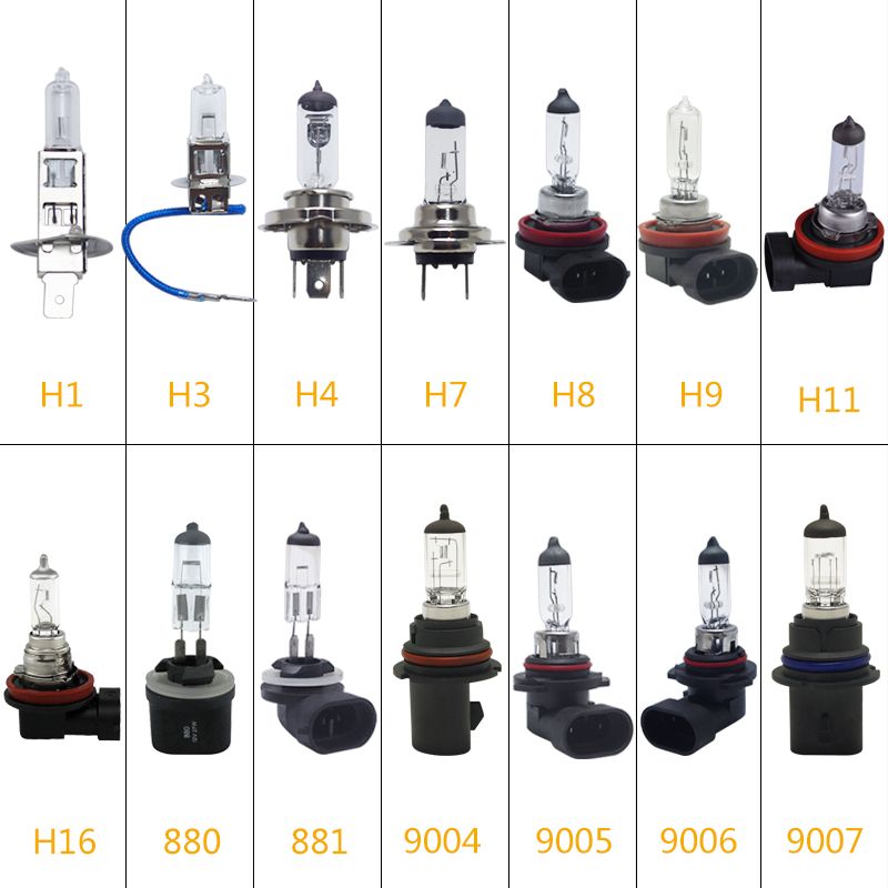 Car H1/H3/H4/H7/H8/H9/H11/H16/880/881/9005/9006 55W/100W 80W White Fog