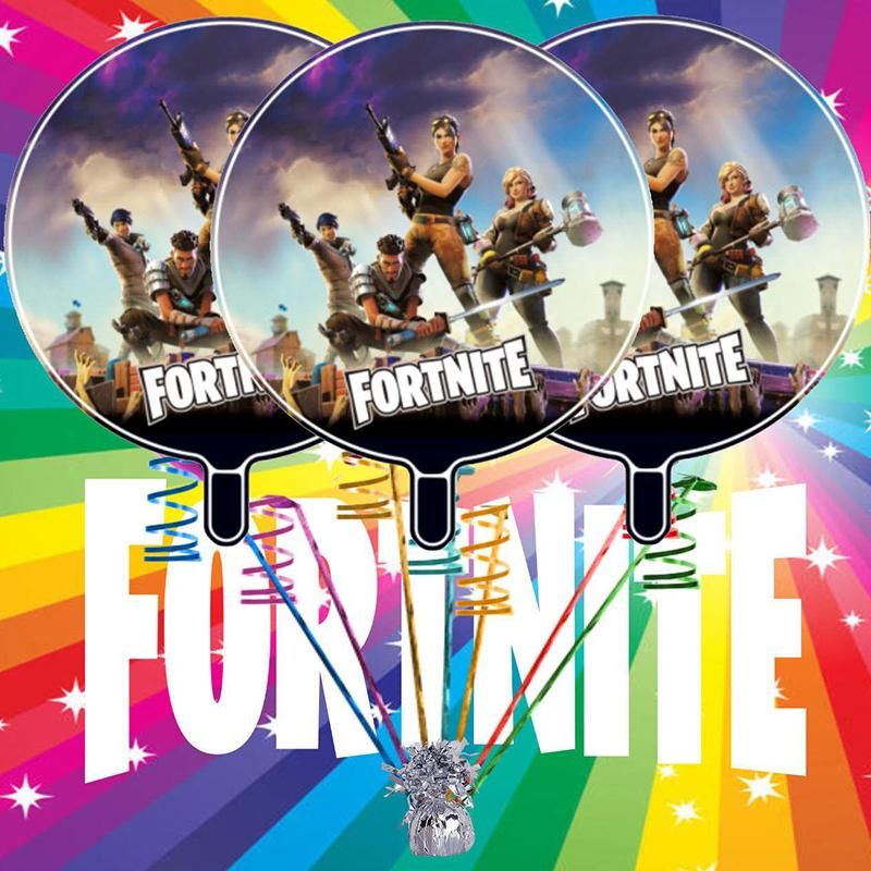 acheter jeu fortnite feuille d aluminium ballons de!   corations de fete d anniversaire globos enfants jouets fournitures de fete cartoon animal enfants jouets - image fortnite pour anniversaire