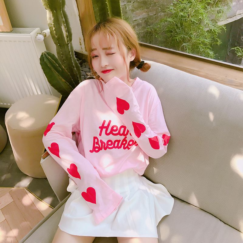 Compre Sudaderas Para Mujeres Japón Harajuku Ulzzang Carta 