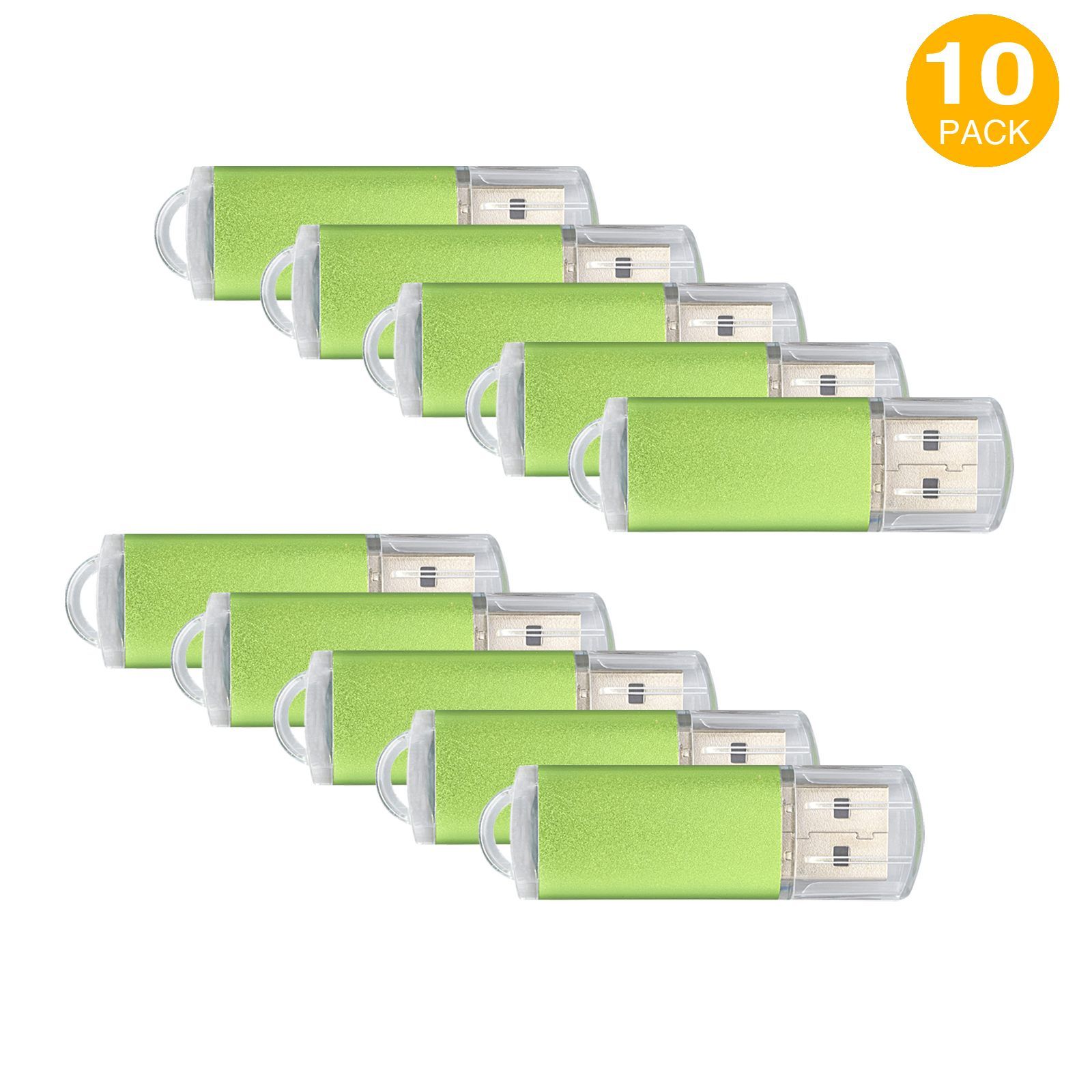 Bulk 32GB Rectangle USB 2.0 Flash Drives Flash Memory Stick Thumb
