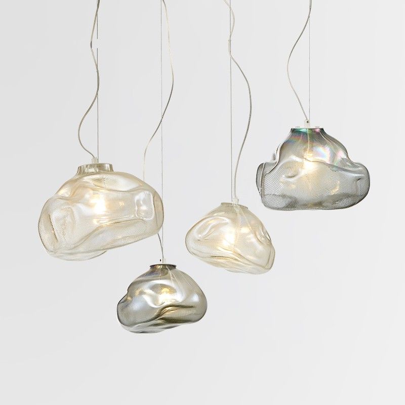 Modern Hand Made Blown Glass Pendant Lamps Art Designer Dining Room Bar Decorating Chandeliers Living Restaurant Lights