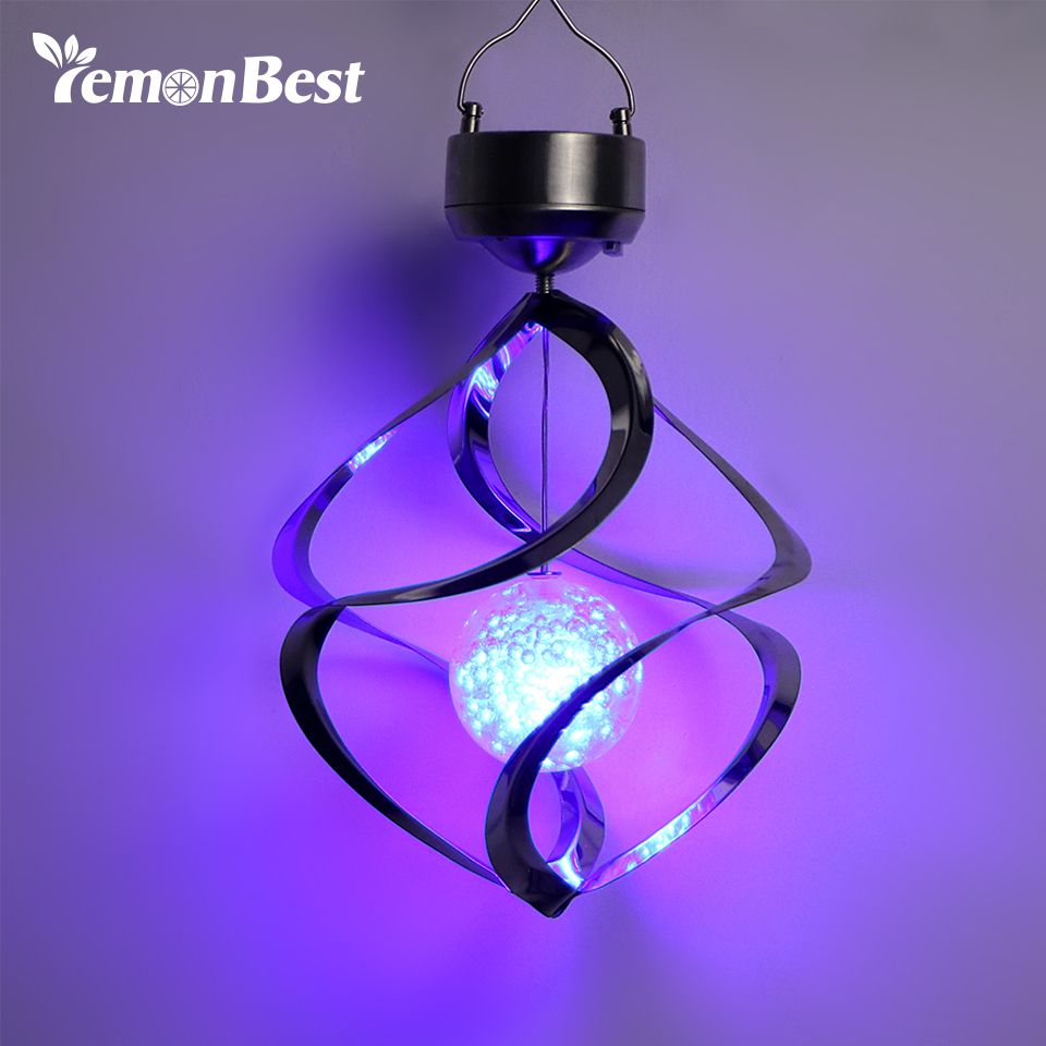 2018 Lemonbest Solar Powered Crystal Ball Lamp Wind Sparkling Color 2018 Lemonbest Solar Powered Crystal Ball Lamp Wind Sparkling Color Changing Led Hanging Ornament For Lawns Gardens Yard From Burty 30 24 Dhgate