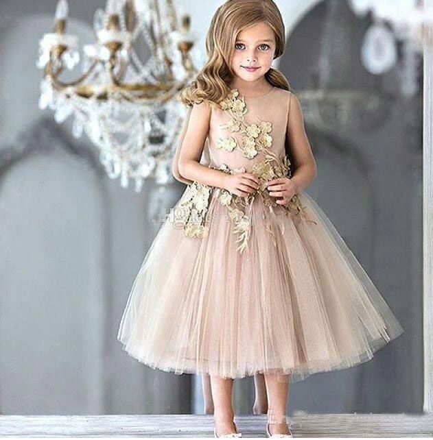 champagne dresses for kids