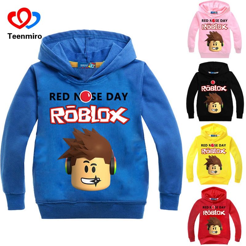 2019 Roblox Tshirts For Boys Girls Sweatshirt Red Nose Day Costume - 2019 roblox tshirts for boys girls sweatshirt red nose day costume children hoodies sport kids sweater long sleeve tops baby clothing from askkit