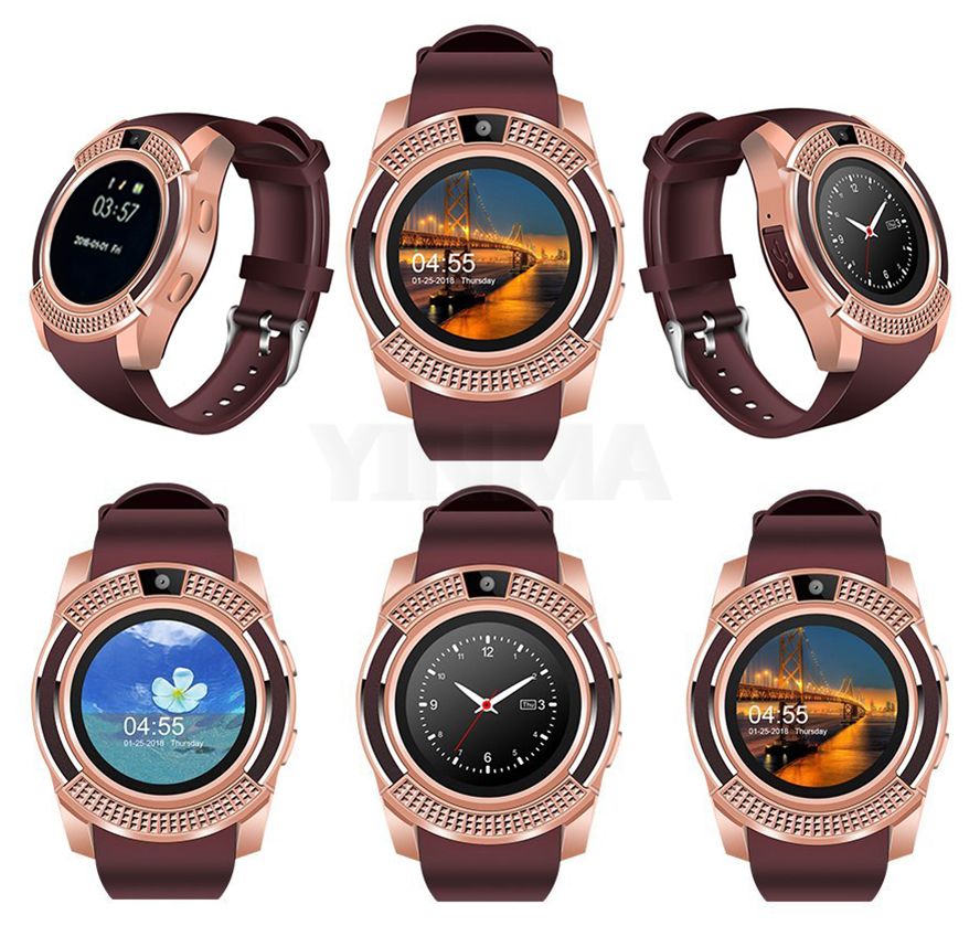smart watch v8 iphone