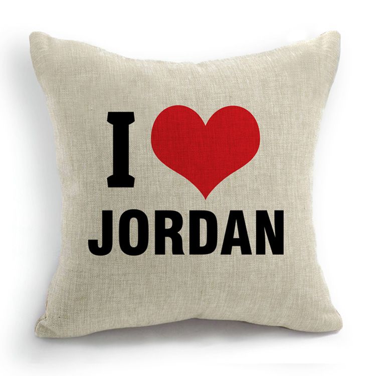 New Valentine S Sofa Pillow Cotton Pillow Alphabet Pillow Egyptian