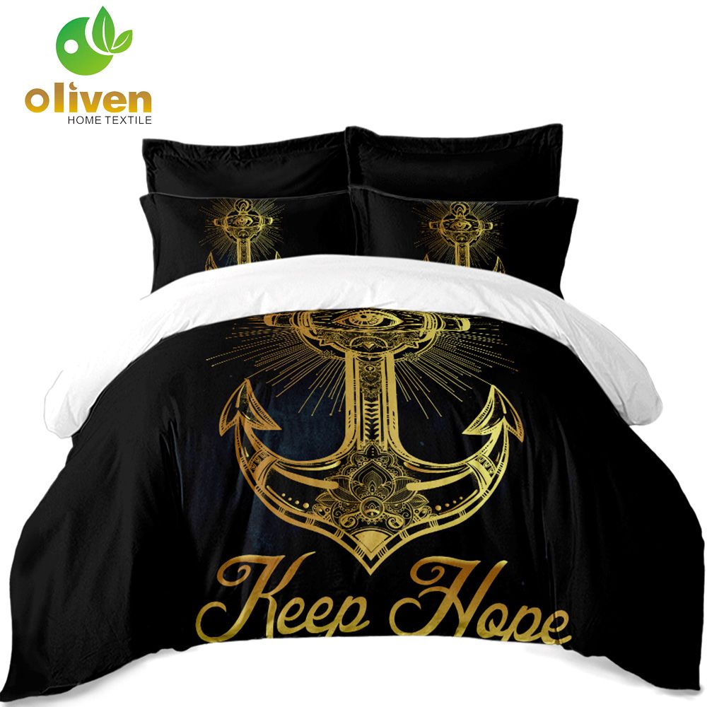New Luxury Bedding Sets Boho Golden Mandala Flowers Print Bronzing New Luxury Bedding Sets Boho Golden Mandala Flowers Print Bronzing Indian Ethnic Style Duvet Cover Set Ropa De Cama A30 Comforter Covers California King