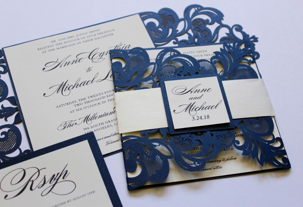 shimmer navy blue laser