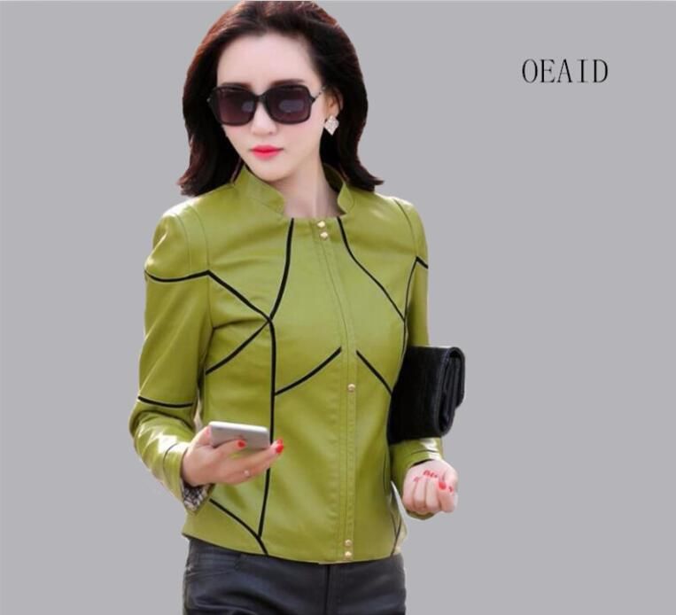 2018 Plus Size 3xl Women S Motorcycle Leather Clothing Outerwear 2018 Plus Size 3xl Women S Motorcycle Leather Clothing Outerwear Spring Short Slim Jacket Jackets Coats White From Vanilla10