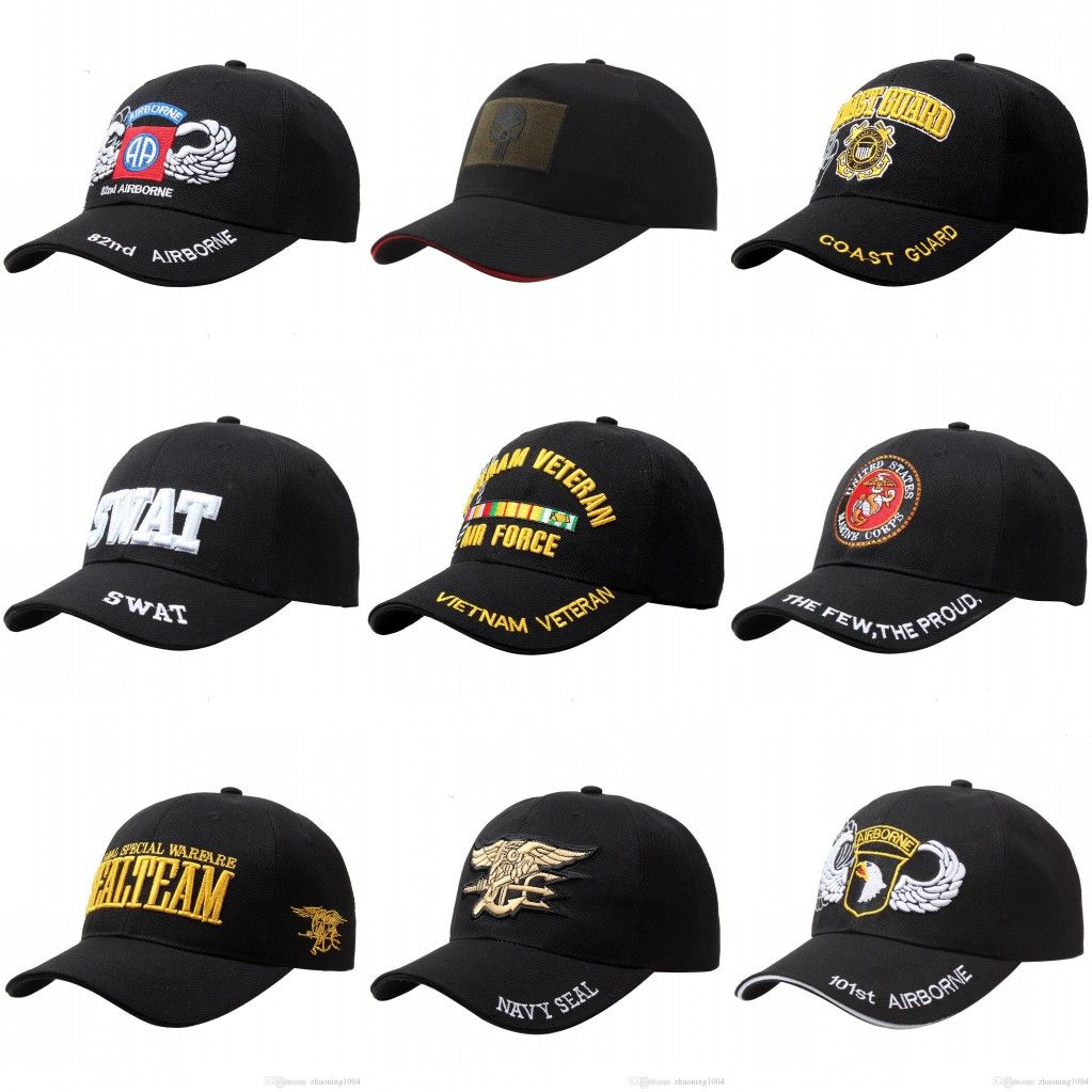 the us army caps cotton adjustable sports military hats the 101th