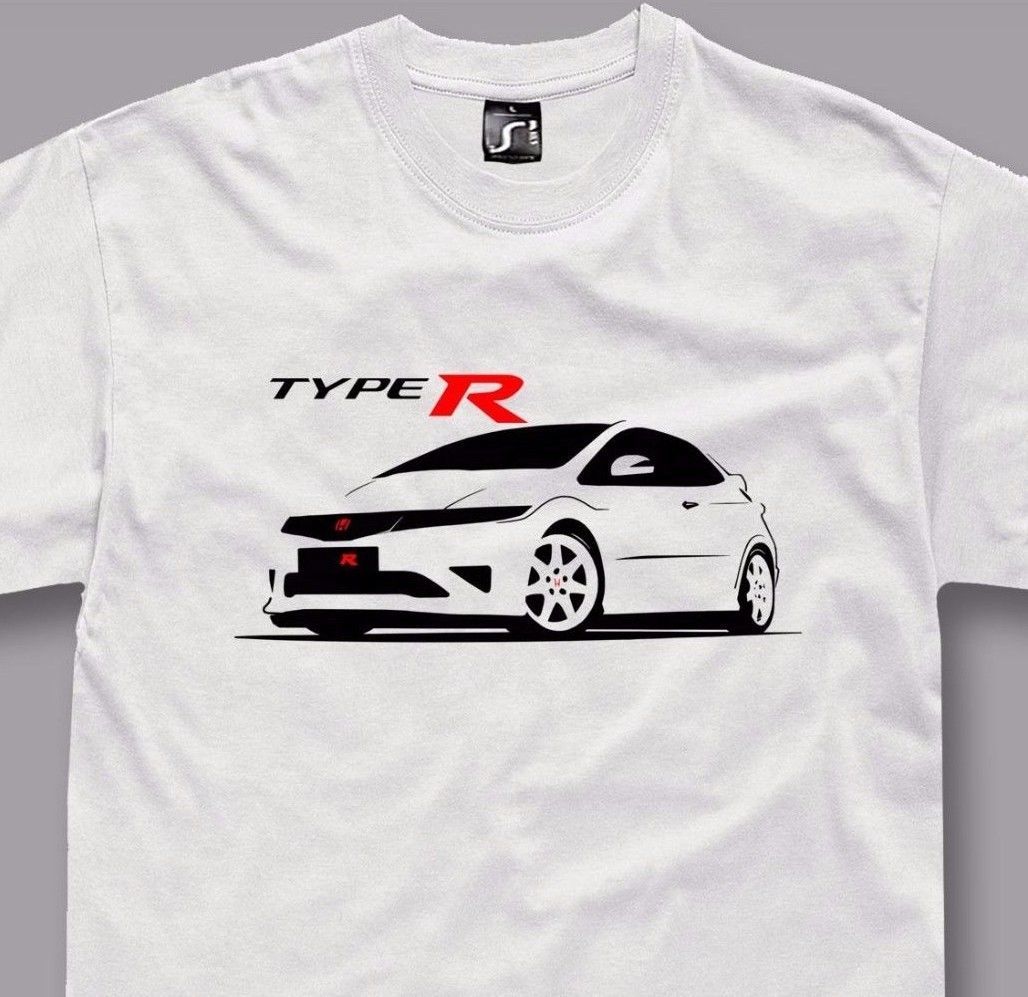 T Shirt For Honda Civic Type R Fans Fn2 Jdm Tshirt S 5xl Raid Shirt