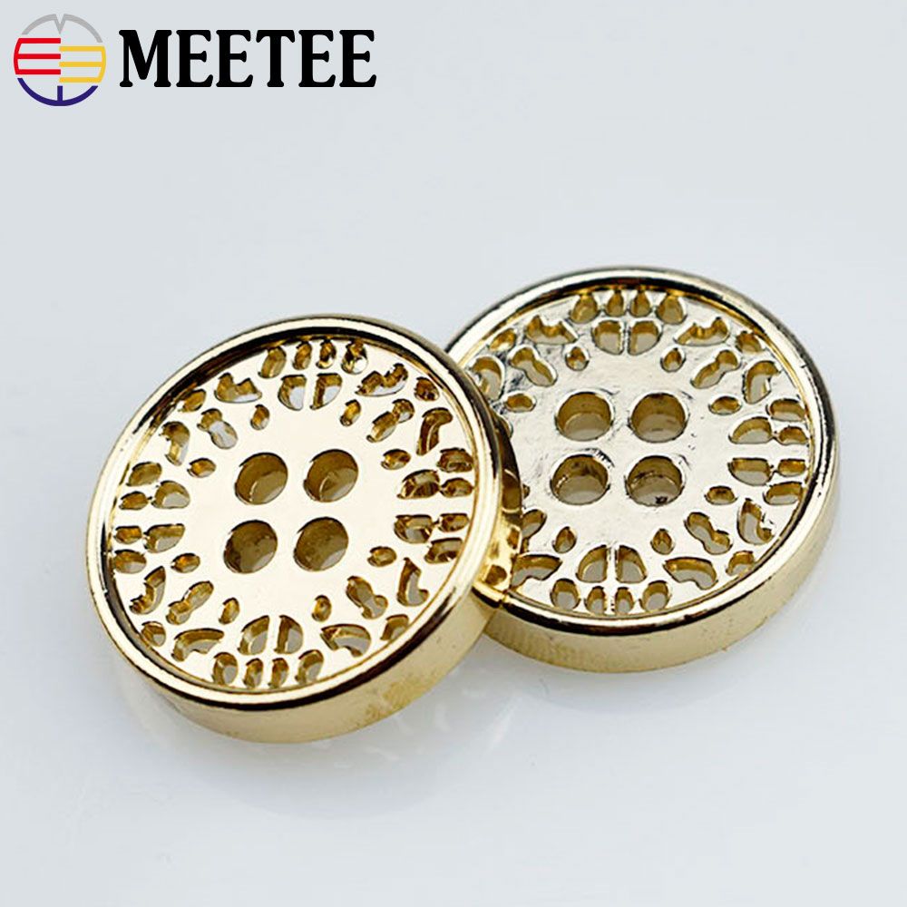 metal craft buttons
