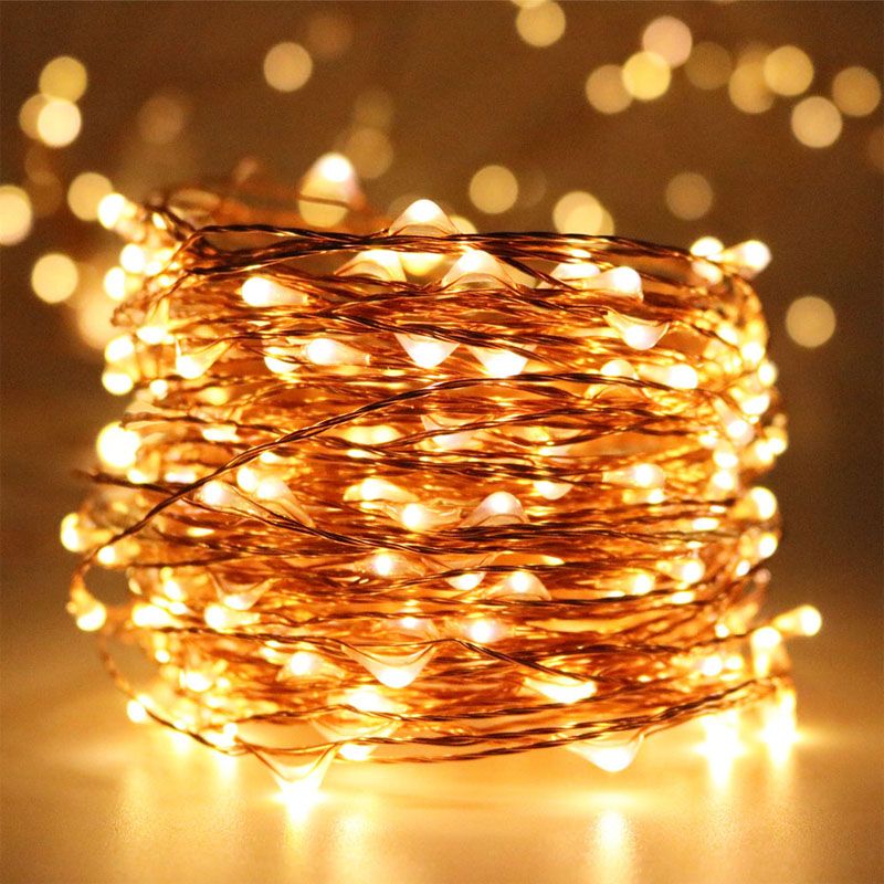 Led Decorative Fairy String Lights 99ft 300 Leds Dimmable Outdoor Led Decorative Fairy String Lights 99ft 300 Leds Dimmable Outdoor Indoor Starry Warm White Copper Light Garden Party