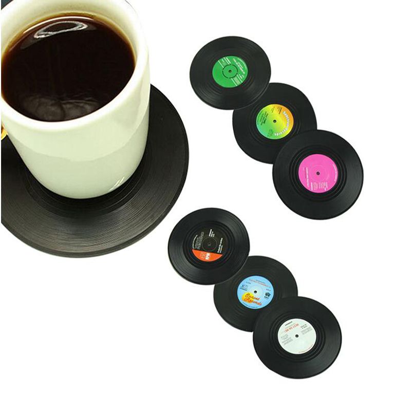 2018 Vintage Vinyl Record Beverage Coasters Anti Slip Cup Coffee Mug 2018 Vintage Vinyl Record Beverage Coasters Anti Slip Cup Coffee Mug Mat Heat Resistant Table Placemat From Sophine12 34 32 Dhgate Com