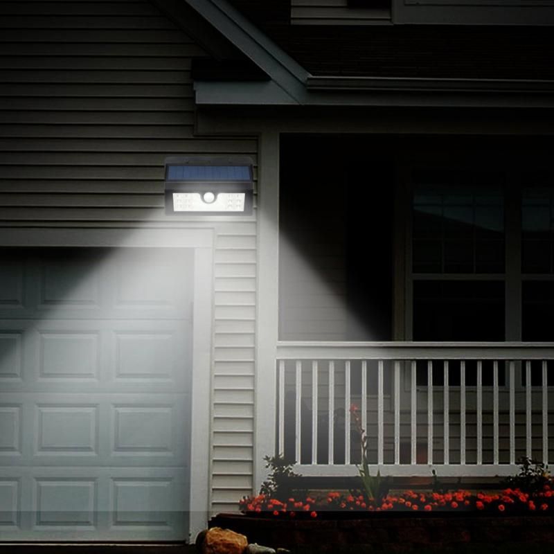 20 Led Bright Solar Lights Outdoor Garden Motion Activated Power Waterproof Path Lighting