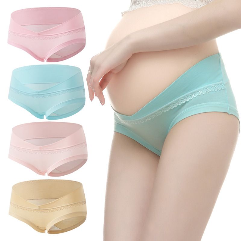 2019 Elliehouse Cotton Maternity Underwear U Shaped Low Waist