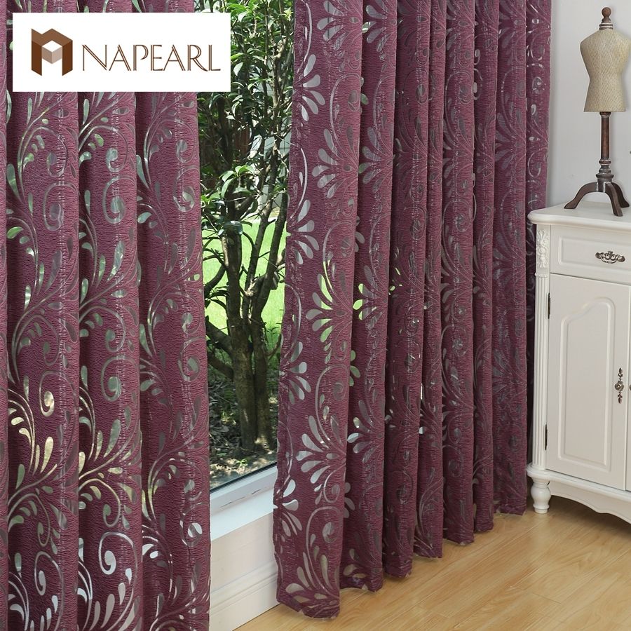 Ready Made Semi Blackout Curtains Blind Panel Fabrics For Window