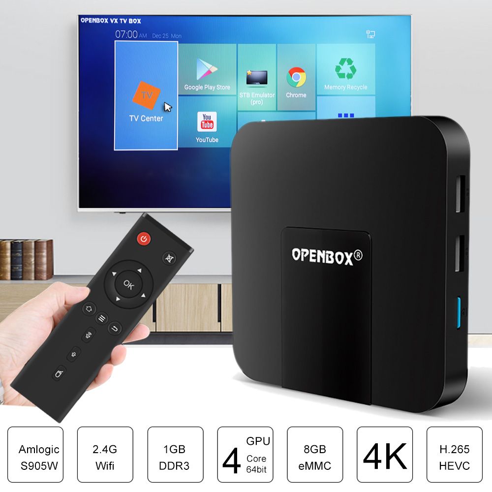 Genuine OPENBOX VX IPTV Box Full HD 1080p Quad Core Wifi Build In Same