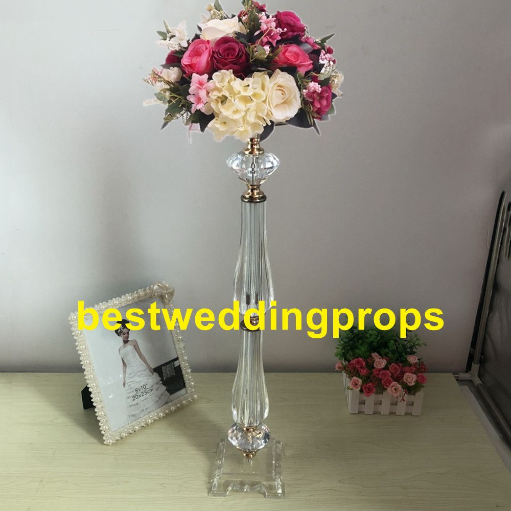 New Style Acrylic Candelabras Tall And Large Elegant Wedding