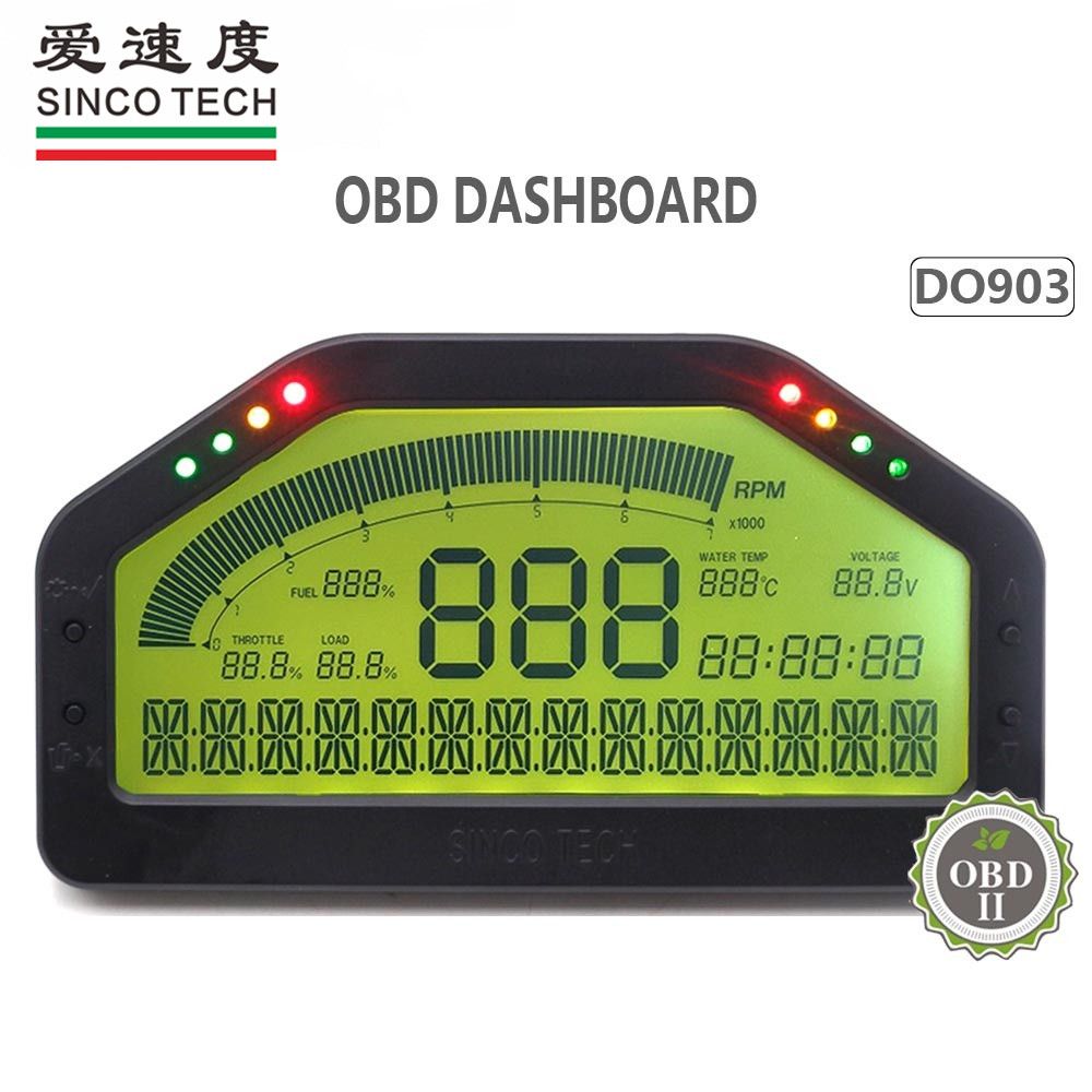 2019 Do903 OBD Multi Function Dashboard 9000rpm; Vehicle That Meets The