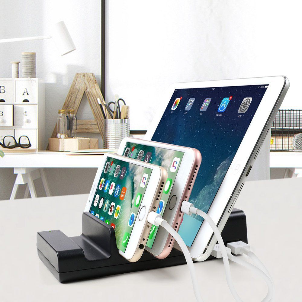 Universal Holder Desktop Charger 4 Port Usb Charging Universal Holder Desktop Charger 4 Port Usb Charging Station Organizer Multiple Dock Stand For Iphone 6 7 8 Plus Ipad 5 Pro From China Dhgate