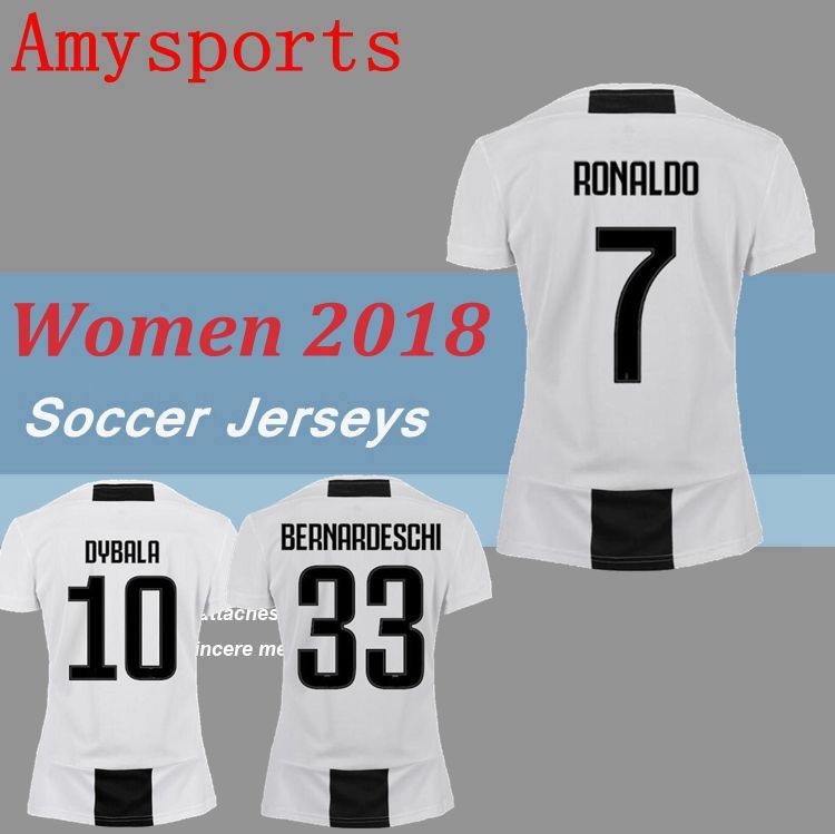 Fútbol Chiellini Niña Casa Jersey Soccer Camiseta 7 1819 Dybala Uniforme Ventas Mandzukic 2019 Mujer Higuain Ronaldo De OkXP8wn0