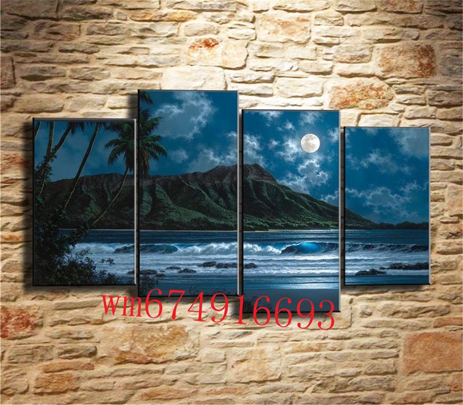 2019 Roy Tabora Hawaiian Seascape , Home Decor HD Printed Modern Art