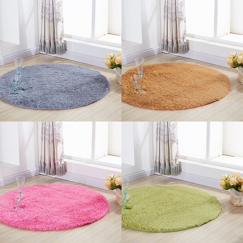 Circular Carpet Super Soft Silk Wool Rug Indoor Modern Area Circular Carpet Super Soft Silk Wool Rug Indoor Modern Area Silky Rugs Bedroom Floor Mat Baby Nursery Children 01 Commercial