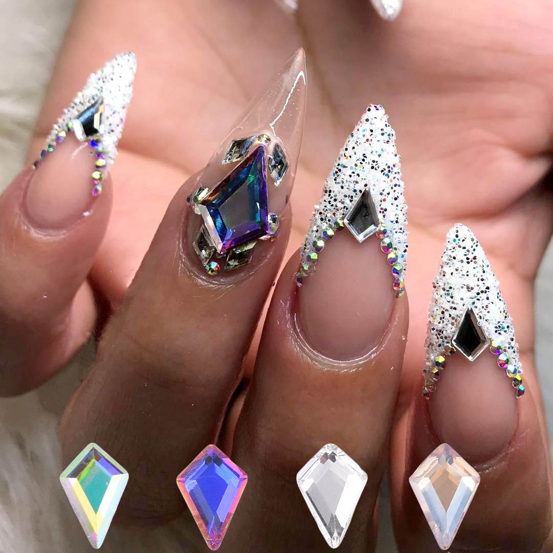 New Designs Nail Crystals Stones Flat Back Nail Diamonds Gems New Designs Nail Crystals Stones Flat Back Nail Diamonds Gems Rhinestones For Nails Art Decoration New Arrives 2018 YHA159 Rhinestone Decor Rhinestone ... - New Designs Nail Crystals Stones Flat Back Nail Diamonds Gems