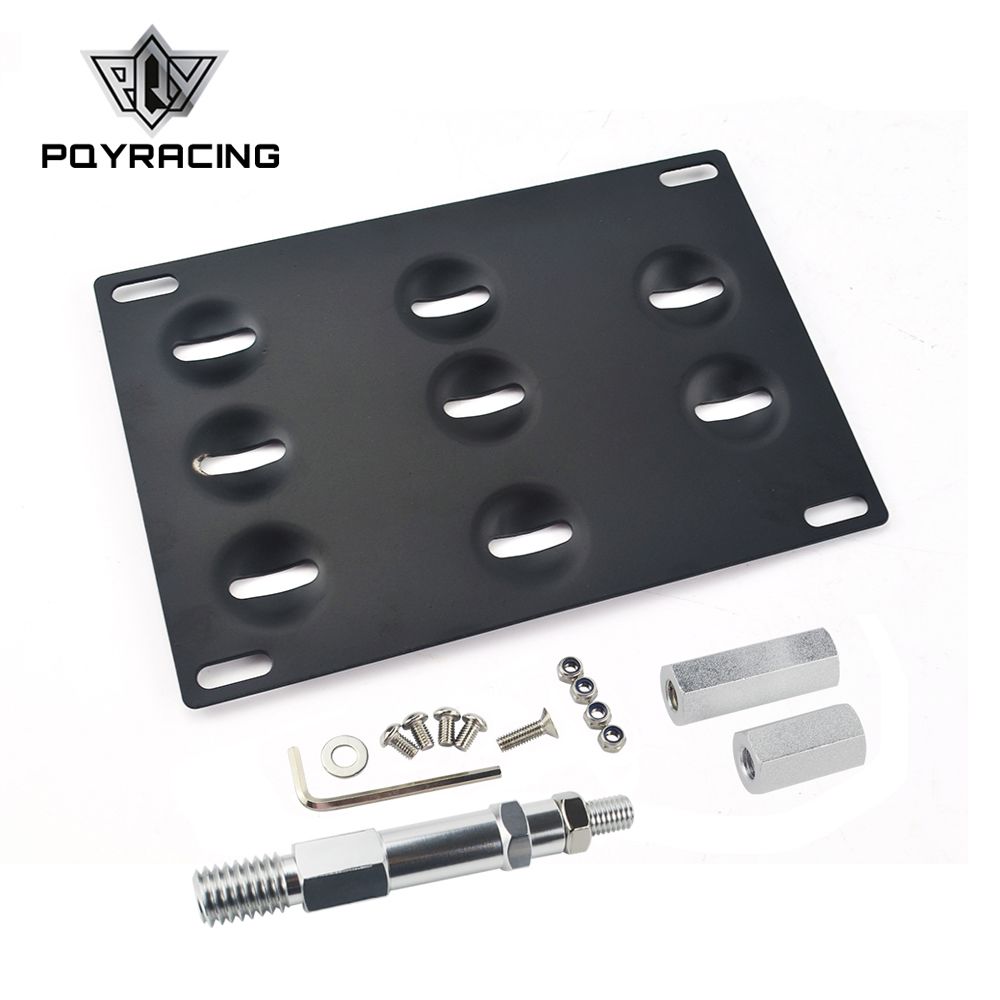 2021 Front Bumper Tow Hook License Plate Mounting Bracket Holder For BMW Audi Honda VW LEXUS