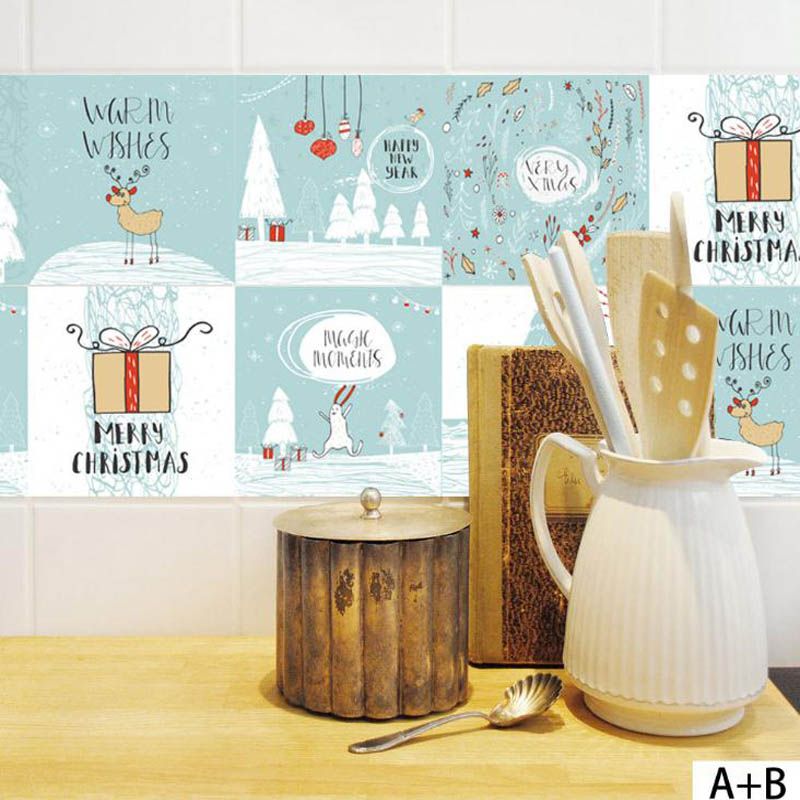 100 * 20 cm Retro Fliesen Wandaufkleber für Badezimmer Küche Dekoration Adhesive Wasserdichte PVC Wandaufkleber Küche Taille Linie Weihnachten 100 * 20 cm Retro Fliesen Wandaufkleber für Badezimmer Küche Dekoration Adhesive Wasserdichte PVC Wandaufkleber Küche Taille Linie Weihnachten