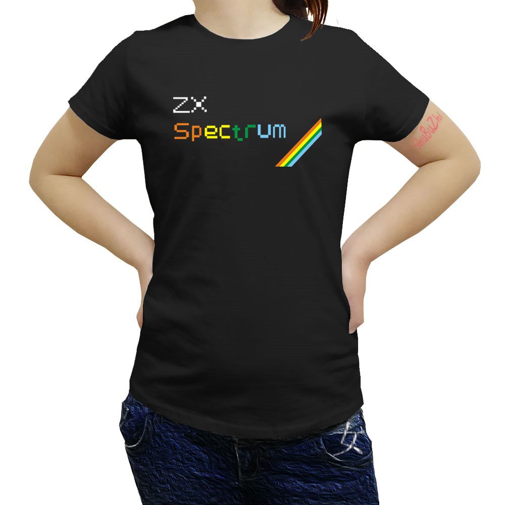 Sinclair Zx Spectrum Retro Home Computer 8 Bit Logo Geek Nerd Black ... Sinclair Zx Spectrum Retro Home Computer 8 Bit Logo Geek Nerd Black ...
